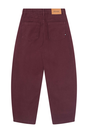 Broek balloon fit dark bordeaux