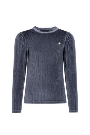 T-shirt zachte stof ice grey