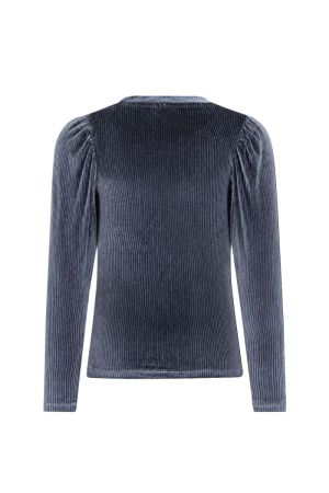 T-shirt zachte stof ice grey