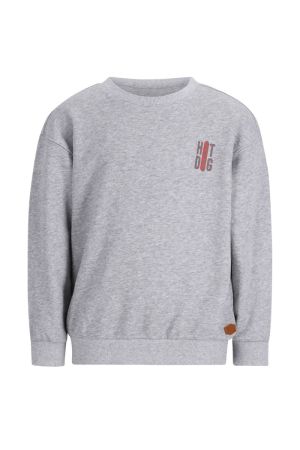 Sweater ronde hals grey melange