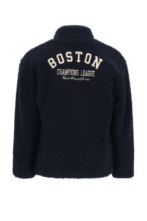 Sweater gilet teddy navy