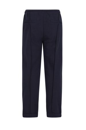Broek sweaterstof navy