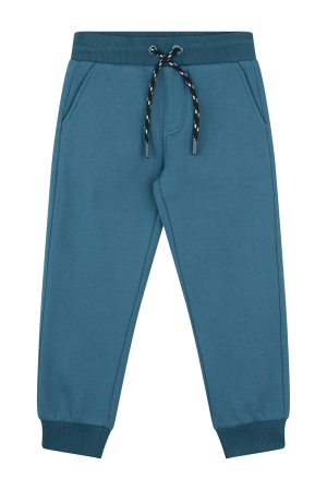 Broek sweaterstof dark teal