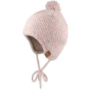 Muts pompon, touwtjes 0017