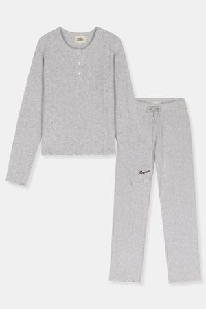 Pyjama effen jersey 129